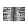 thumbnail image 4 of Better Trends Bath Rug 24” x 40” Bathroom Rug Mat Non-Slip Micro Polyester Bath Rugs for Bathroom Floor, Shower, Tub, Toilet Casablanca Collection - (Gray), 4 of 5