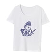 thumbnail image 3 of Camiseta para Mujer Verano Elegante Camisa con Cuello Redondo para Mujer para Playa Camping Senderismo SG, 3 of 7