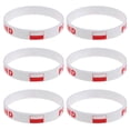 thumbnail image 2 of Sport Wristbands Colour Silicone for Soccer Fans at Football Match 6Pack, 2 of 8