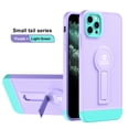thumbnail image 1 of TECH CIRCLE iPhone12 pro max case with Stand, Compatible  Magnetic Car Mount,Lightweight Case with Detachable With Drop Lens Camera Protection Soft TPU Case for iPhone12 pro max,Purple + Min, 1 of 7