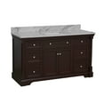 thumbnail image 5 of Sydney 60" Single Bathroom Vanity with Chocolate Cabinet and Carrara Marble Top, 5 of 6