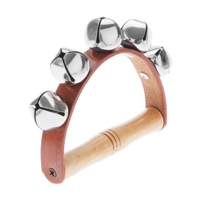 Riwcyla Clochette Enfant Enfant Instrument de Musique Précoce Secouant le Rythme Petit Grelot Outil, Parfait pour une Utilisation Quotidienne, Activités de Plein Air, Voyages et occasions Décontractées