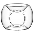 thumbnail image 1 of Essential Oil Burner Transparent Glass Aromatherapy Tealight Candle Holder for Home Meditation Tea Room, 1 of 8