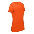 thumbnail image 3 of ACTIVE UNIFORMS SCRUBS Women's Short Sleeve Round-Neck T-Shirt Under Scrub (Orange, 3X-Large), 3 of 6