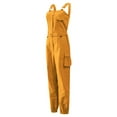 thumbnail image 4 of Fangasis Ladies Long Pants Belt Jumpsuits Sleeveless Romper Women Casual Overalls Solid Color Beach Trousers Yellow XXL, 4 of 8