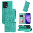 thumbnail image 1 of Funda tipo cartera GANGXUN para OPPO Find X5 , diseño girasol, cuero PU, soporte, cierre magnético, tarjetero, 1 of 5