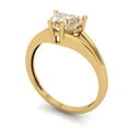 thumbnail image 2 of 1 ct Heart Cut Natural Morganite Solitaire Engagement Ring for Women in 18K Yellow Gold, 2 of 5