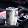 thumbnail image 4 of 30oz Multicolor Christmas Tree Pattern Tumblers Stainless Steel Tumbler with Lid and Straw,Vacuum Insulated Double Wall Travel Tumbler Cups Mug with Cleaning Brush for Coffee,Tea, 4 of 7