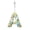 A, variant on DIY Diamond Art Painting Easter Bunny Egg Letters Acrylic Keychain,Creative Design Double-Sided Diamond Craft For a gift to Friend Family-V