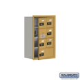 thumbnail image 1 of SalsburyIndustries 19148-07GRC Cell Phone Storage Locker With Front Access Panel - 4 Door High Unit, Gold, 1 of 1