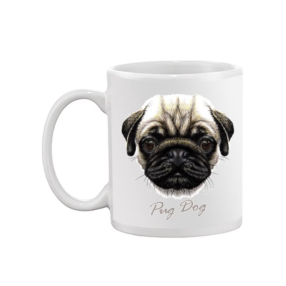 Pug Dog Face Mug  -Image by Shutterstock,