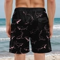 thumbnail image 6 of KPOPLK Mens Swim Trunks with Mesh Liner 5" Quick Dry Swim Shorts Bathing Suits for Men Swimwear Board Shorts wiht Pockets(Black,M), 6 of 9