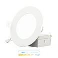 thumbnail image 2 of INFIBRITE 4 Inch 5CCT Selectable 9W 750LM Thin LED Ceiling Light Kit, Dimmable, Wet Rated (24 Pack), 2 of 12