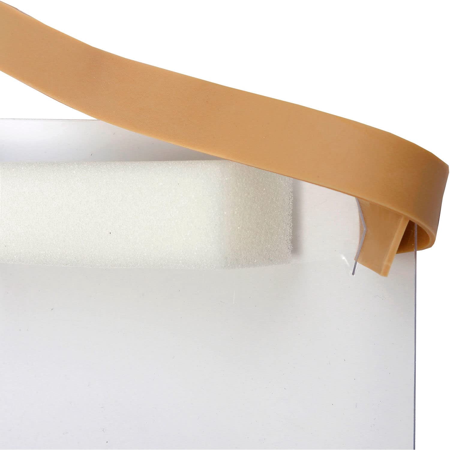 Disposable Face Shield, Polycarbonate, .03mm Thick, Elastic Strap, Lot of 100