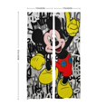 thumbnail image 2 of Cortina de puerta de Mickey Mouse, cortina opaca para puerta de 34 x 57 pulgadas, cortina divisoria de privacidad para decoración del hogar, dormitorio, cocina, 2 paneles, 2 of 6