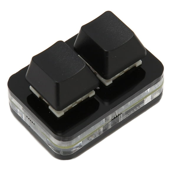 USB 2 Key Mini Keypad, Mini Custom RGB LED Backlight, Portable Macro Programming Keyboard, Custom Configuration, for , for OS X, for Linux, Phone and Tablet