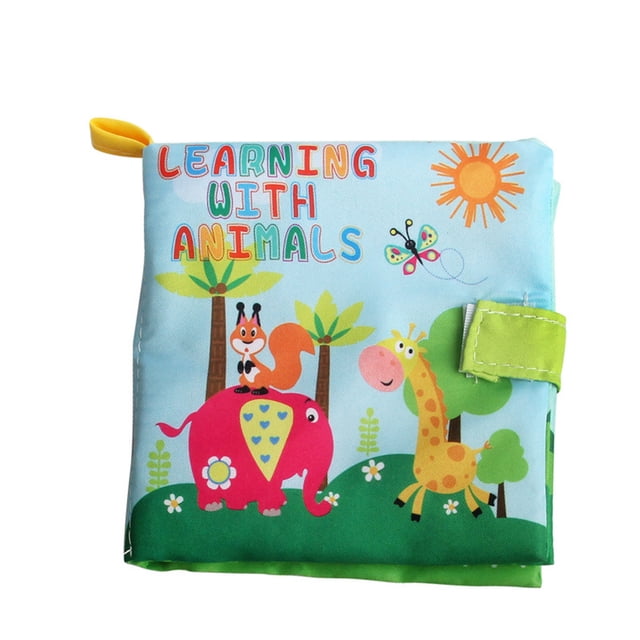 Baby Kids Soft Intelligence Development Cognize Cloth Book Educational Toy 3D Tails For Infant Sensory 2026