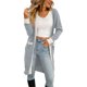 thumbnail image 3 of Txlixc Cardigan femenino, contraste de color de manga larga Midi knitwear Txlixc moda, 3 of 5