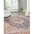 thumbnail image 4 of Unique Loom Deepa Collection Area Rug - Regalia (4' x 5' 10" Rectangle Blue Ivory/Light Blue), 4 of 12