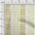 thumbnail image 1 of oneOone Cotton Poplin Lime Green Fabric Leaves|Geometric & Mandala Watercolor Sewing Fabric By The Yard Printed Diy Clothing Sewing Supplies 42 Inch Wide, 1 of 4