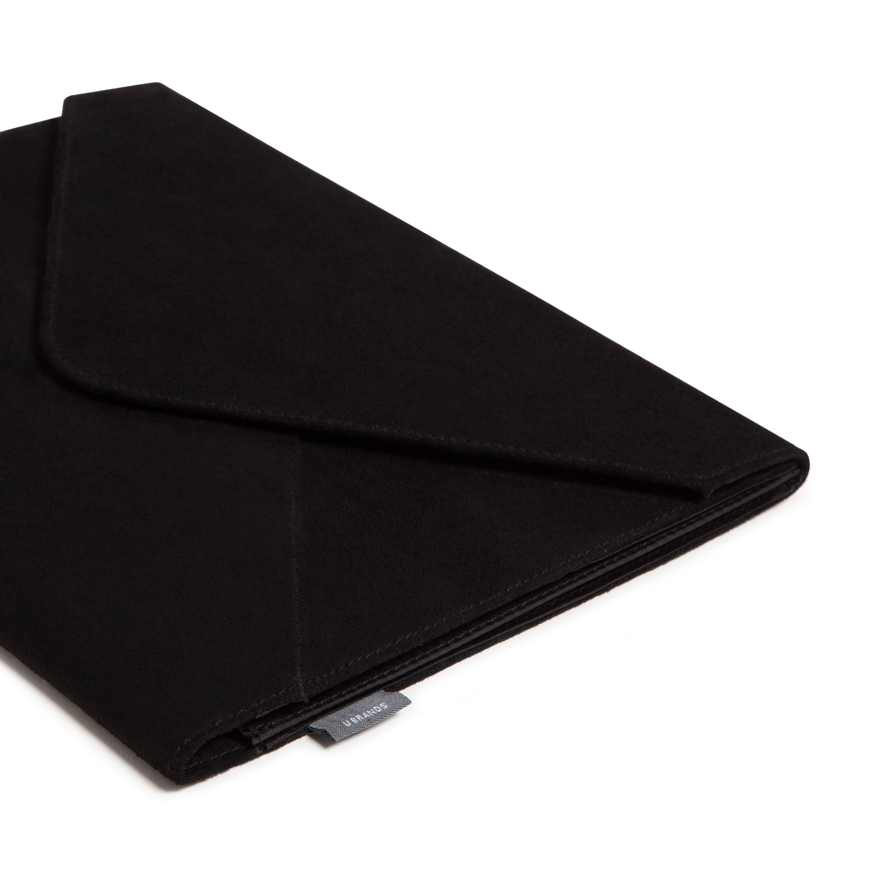 U Brands Suede Document Holder, 13 x 9.75 x 0.44 in., Black, 1 Count
