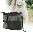 thumbnail image 3 of Pet Waist Bag Training Pouch Waist Belt Shoulder Strap for Travel Dark Gray, 3 of 8