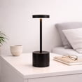 thumbnail image 4 of Ilios Innova | Lámpara de Mesa Cilíndrica Acabado Negro Minimalista, Diseño Moderno Decorativo para Sala, Recámara o Escritorio, 4 of 9