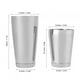 thumbnail image 3 of Coctelera, Ligera de Acero inoxidable, Juego de Coctelera Boston Suave, Portátil, Lata para Coccteles, Herramienta Para Agitar Barman, Práctica Vajilla para Bares, Cafeterías,, 3 of 7