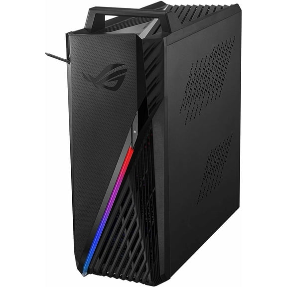 Asus ROG Strix Gaming Desktop, AMD Ryzen 7 3800X, 16GB RAM, NVIDIA GeForce RTX 2070 Super, 1TB HD, 512GB SSD, Windows 10 Home, Star Black, GA15DH-AH772
