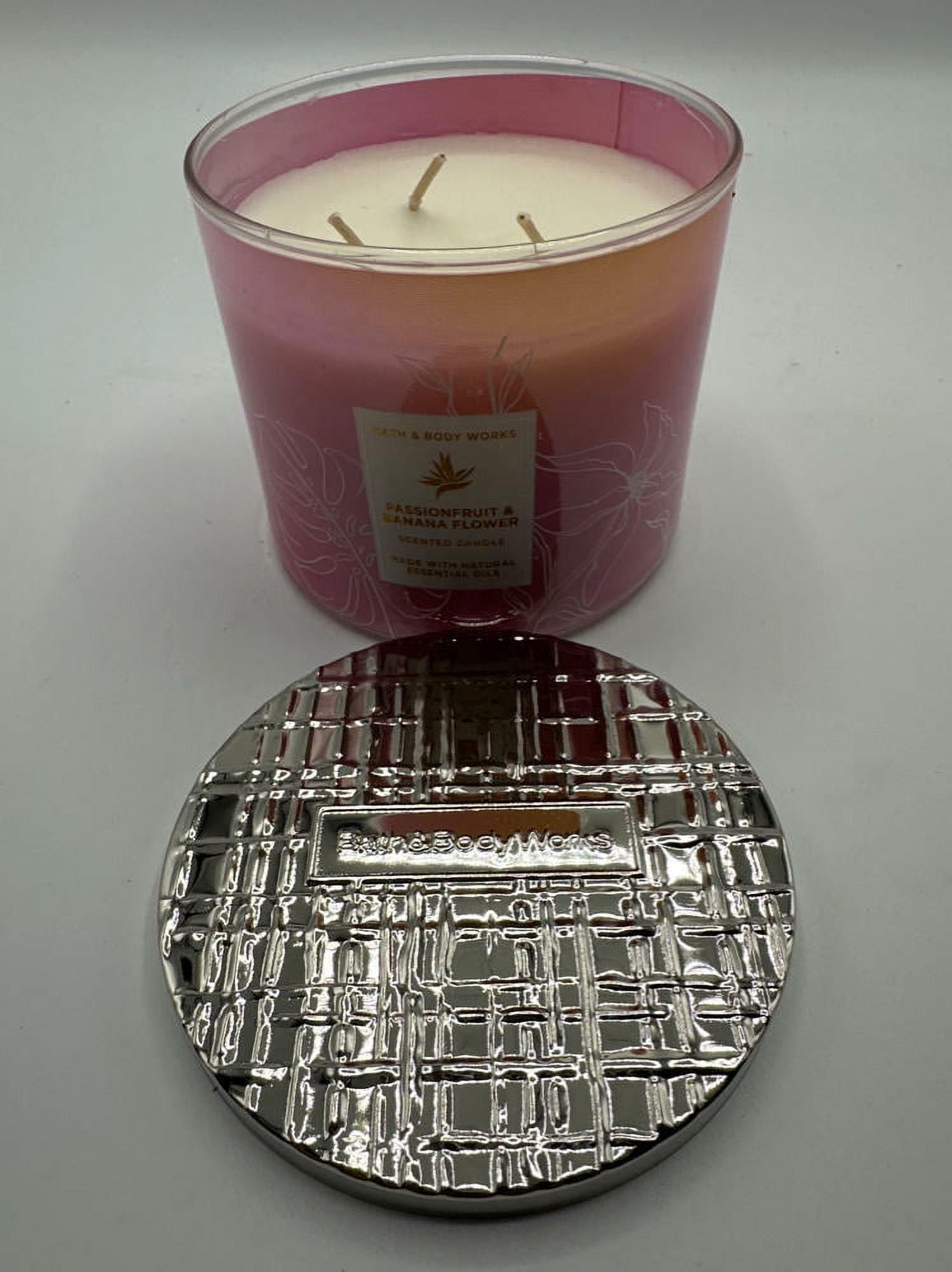 Bath & Body Works, White Barn 3-Wick Candle Passionfruit & Banana