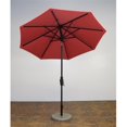 thumbnail image 1 of 7.5 x 8 ft. Rib Premium Market Umbrella - Licorice Frame, Paprika Canopy, 1 of 1