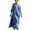 ZA-Blue-wedding guest dresses, variant on Wiyuqeen Casual Dresses for Women 3/4 Sleeve Scoop Neck Cotton Linen Dresses Solid Loose Fit Maxi Dresses Oversized Beach Dresses