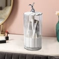 thumbnail image 1 of Organizador de brochas de maquillaje con bandeja de elevación automática, organizador de escritorio para lápices y brochas de cejas, diseño compacto para tocadores y encimeras de baño., 1 of 7