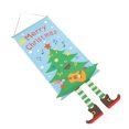 thumbnail image 1 of Christmas Flags, Durable Lovely Appearance Christmas Hanging Sign Widely Applicable  For Shops, 1 of 8