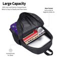 thumbnail image 3 of Fotbe Dark Purple Snowflakes Pattern Student Backpack –School backpack Large Capacity Durable and Ergonomic Backpack with Laptop Compartment and Multiple Pockets, 3 of 6