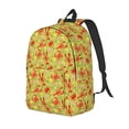 thumbnail image 1 of Balery Crab Lobster Mochila Clásica Impresa Básica para Viaje, Mochila Escolar Resistente al Agua, Mochila de Lona con Correas Ajustables-Medium, 1 of 5