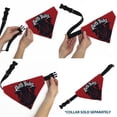 thumbnail image 6 of Star Wars Pet Bandana Star Wars Darth Vader Face and Text Flame Red Black White Slip On Collar&nbsp;Bandana Only, 6 of 6