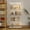 White, variant on SESSLIFE Tall Storage Cabinet with Glass Doors and Multi-Color Pat Lights, Home Office Curio Cabinet with Adjustable Shelves, Lockable Display Case for Collectibles, White