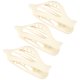 thumbnail image 1 of Pinzas para el cabello Unique Bargains 3 garras de plástico blanco 11.9x4.8x2.6cm, 1 of 1