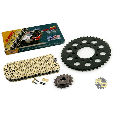 2009 Honda Interceptor - 1986 Honda VF500F Interceptor CZ SDZ Gold X Ring Chain & Sprocket Kit 15/43 110L