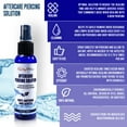 Piercing Aftercare Spray 100 Dead Sea Salt Saline Cleaner Wash Solution Ear Jewelry (2oz