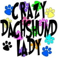 thumbnail image 3 of CafePress - Crazy Dachshund Lady Women's Light Pajamas - Women's Short Sleeve Print T-Shirt and Pants Light Cotton Pajama Set, 3 of 7