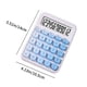 thumbnail image 3 of Calculadora científica linda y azul, pequeña y portátil para estudiantes, 12 dígitos, cuerpo mini, teclas de plástico, base antideslizante con almohadilla, teclas claras, 3 of 8