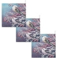 thumbnail image 7 of Dreamtimes 5 PCS Winter Snowy Birds Baby Muslin Washcloths, Christmas Berries Face Towel Burp Cloths Ultrasoft Absorbent Cotton Bath Wipes Towels for Newborn Boys Girls, 7 of 7