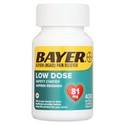 Bayer Asprin Regimen Low Dose Enteric Coated Asprin, 81 mg, 400 Ct