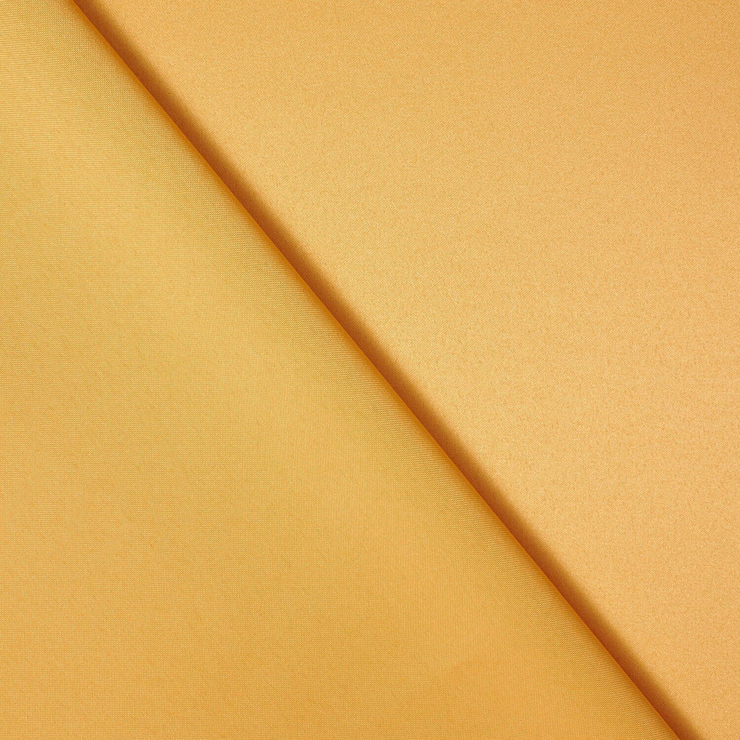 Matte Satin (Peau de Soie) 60" Polyester Medium Weight Smooth Soft Textured Fabric By The Yard - For Sewing Apparel, Clothes, Decor, & More (10 Yards, Gold)