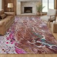 thumbnail image 6 of Addison Rugs Chantille Indoor/Outdoor Transitional Abstract Paprika Machine Washable Rectangle Rug, 8' x 10', 6 of 8