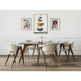 thumbnail image 5 of Kate and Laurel Sylvie Family Tree 4 Birds, Giraffe Love and Three Elephants Framed Canvas Wall Art Set by Rachel Lee of My Dream Wall, 3 Piece Set Natural, Mid-Century Animal Art for Wall, 5 of 6