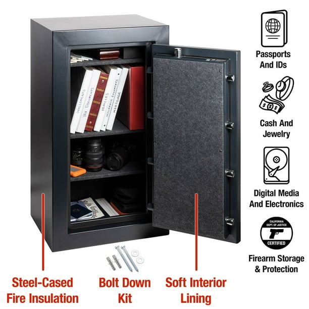 SentrySafe EF4738E Fire-Resistant and Water-Resistant Safe with