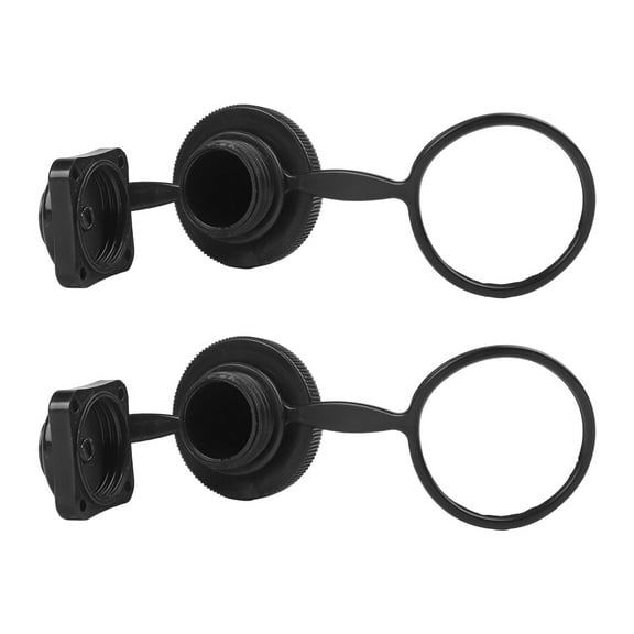 PASILI 2Pcs Air Valve Inflatable Boat Spiral Air Plugs Inflation Replacement Screw Air Cushion Bed Way Inflation Valve Air Nozzle Cover